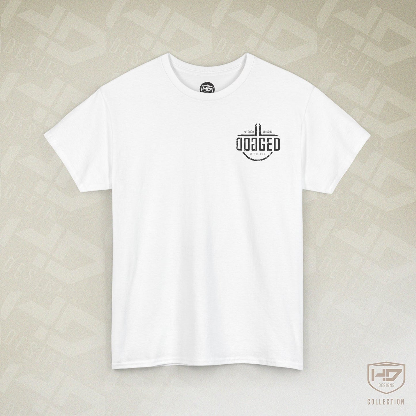 Dogged Disciple Heavy Cotton Tee – Defined Faith, Strength & Purpose