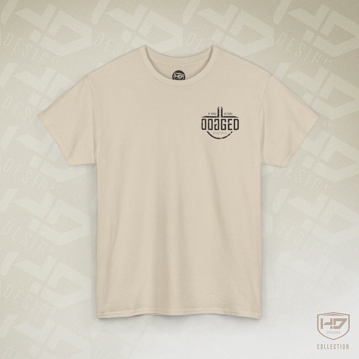 Dogged Disciple Heavy Cotton Tee – Defined Faith, Strength & Purpose