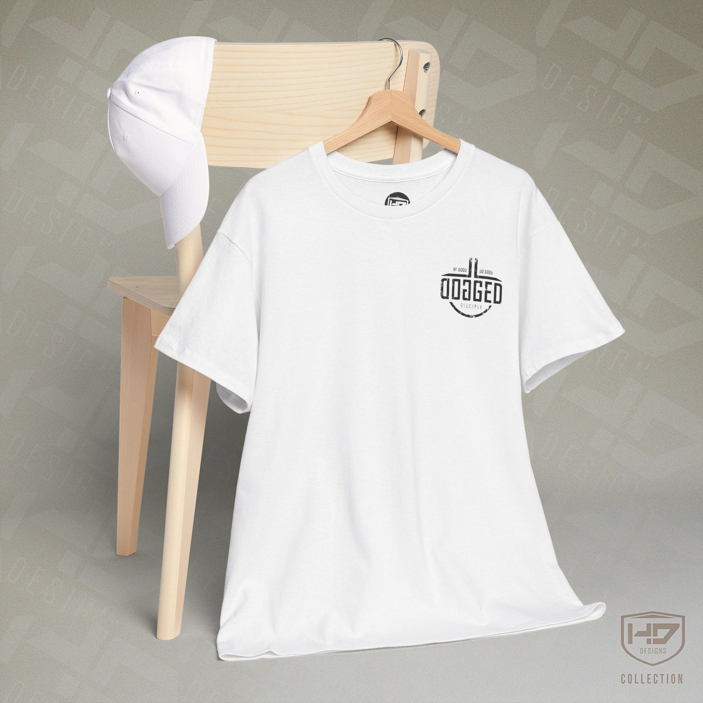 Dogged Disciple Heavy Cotton Tee – Defined Faith, Strength & Purpose