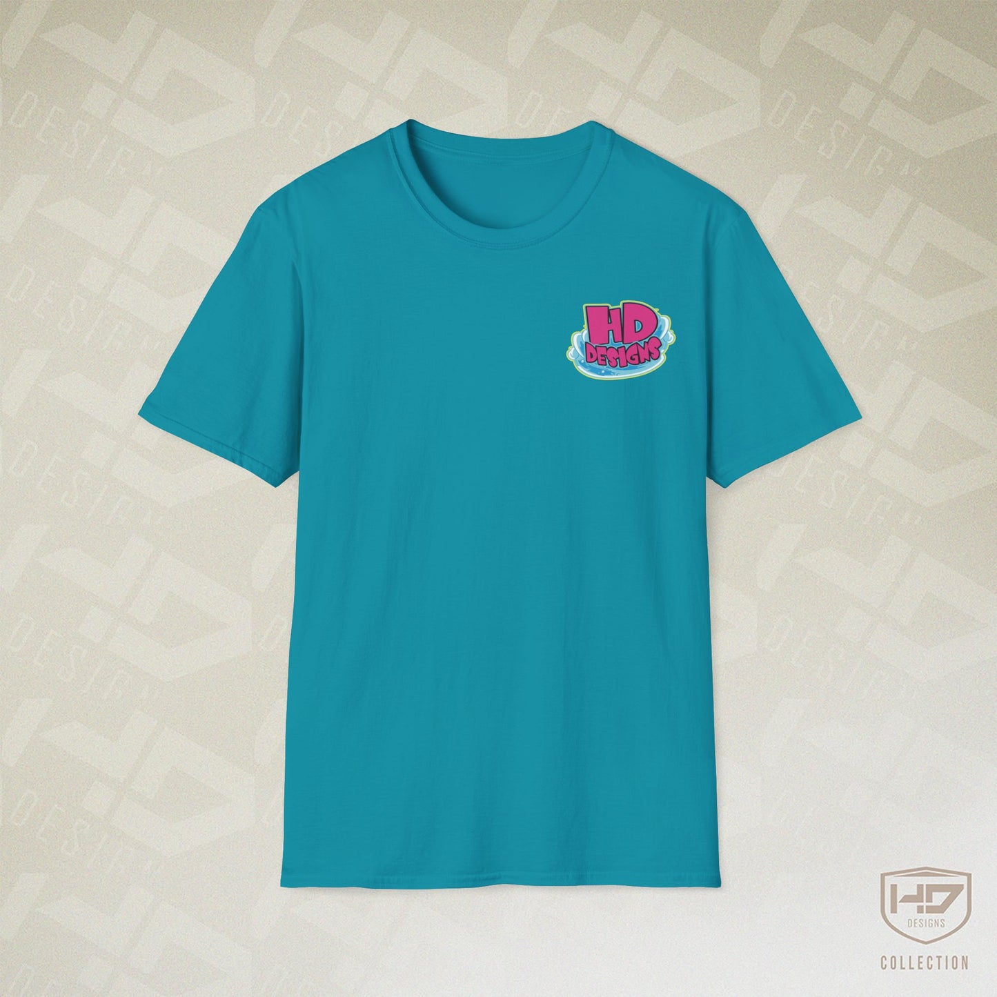 Good Vibes Surfing Turtle Tee | HD Designs Hand-Drawn