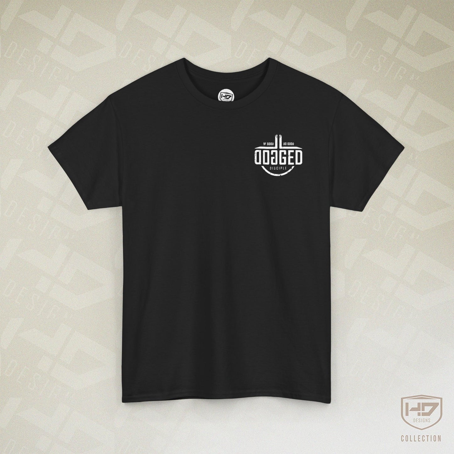 Dogged Disciple Heavy Cotton Tee – Defined Faith, Strength & Purpose