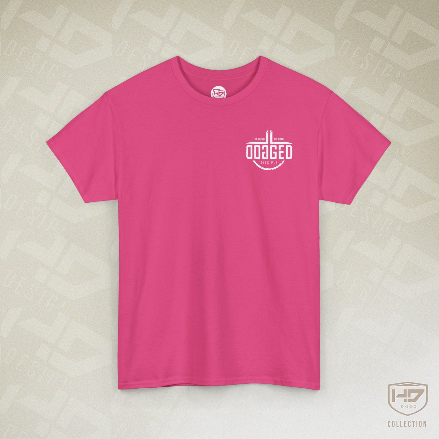 Dogged Disciple Heavy Cotton Tee – Defined Faith, Strength & Purpose