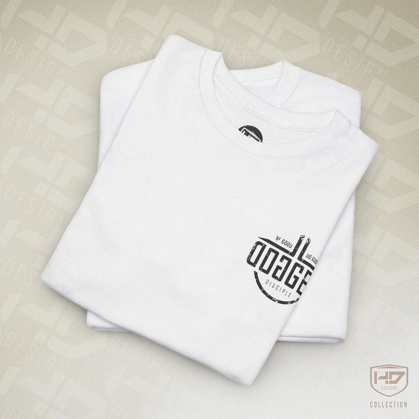 Dogged Disciple Heavy Cotton Tee – Defined Faith, Strength & Purpose