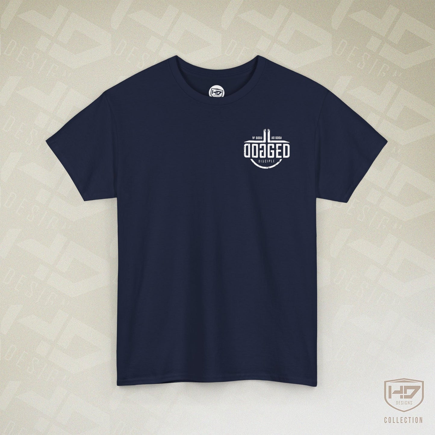 Dogged Disciple Heavy Cotton Tee – Defined Faith, Strength & Purpose
