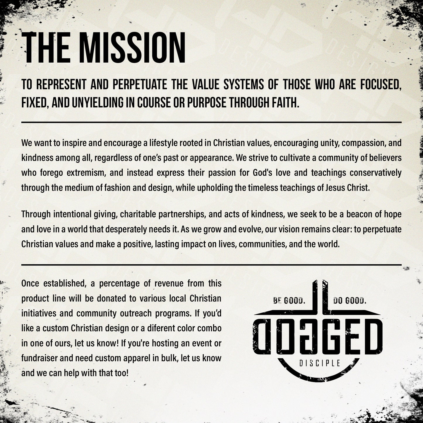 High Resolution Dogged Disciple Look Beyond Design | Digital Download