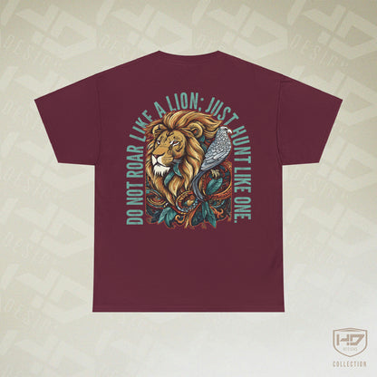 Hunt Like A Lion Traditional Style Graphic Tee | HD Design Co.