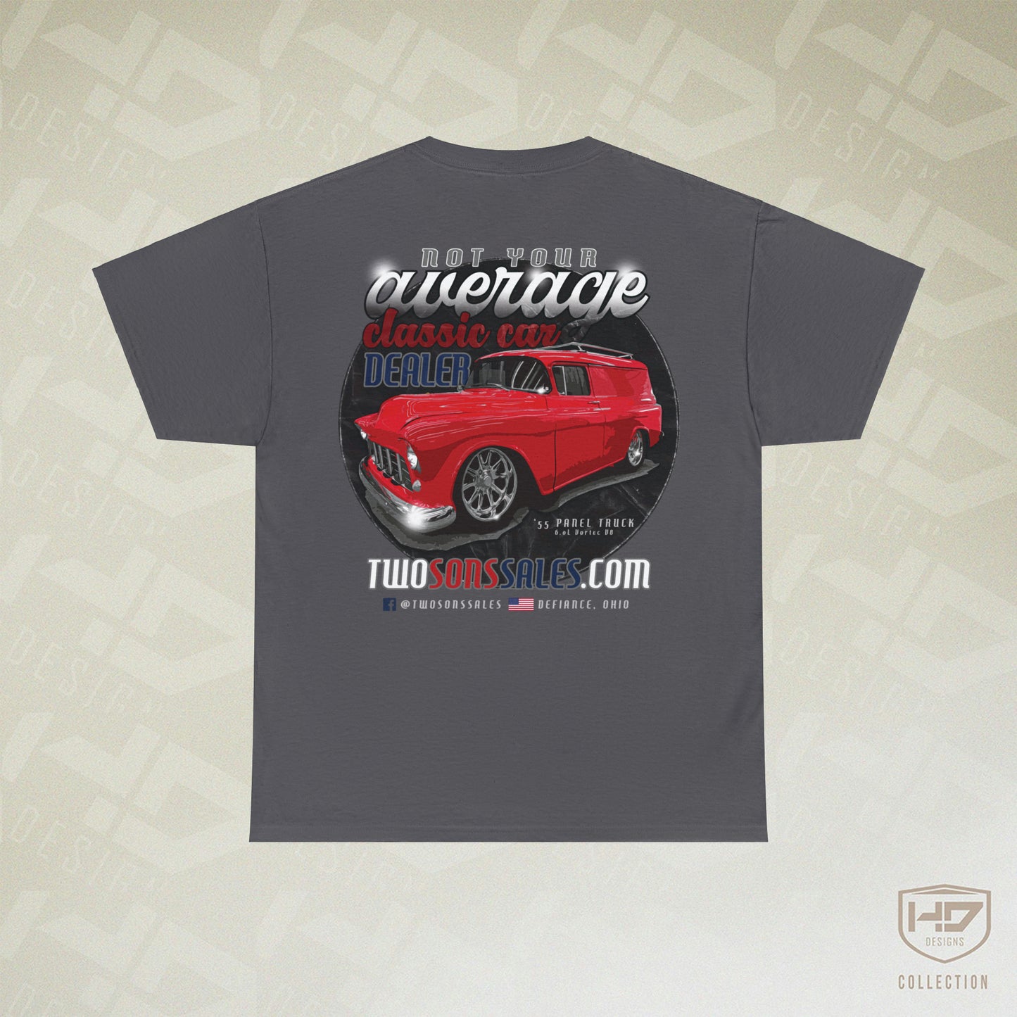'55 Panel Truck Novelty Race Tee 2.0 | Two Sons Sales