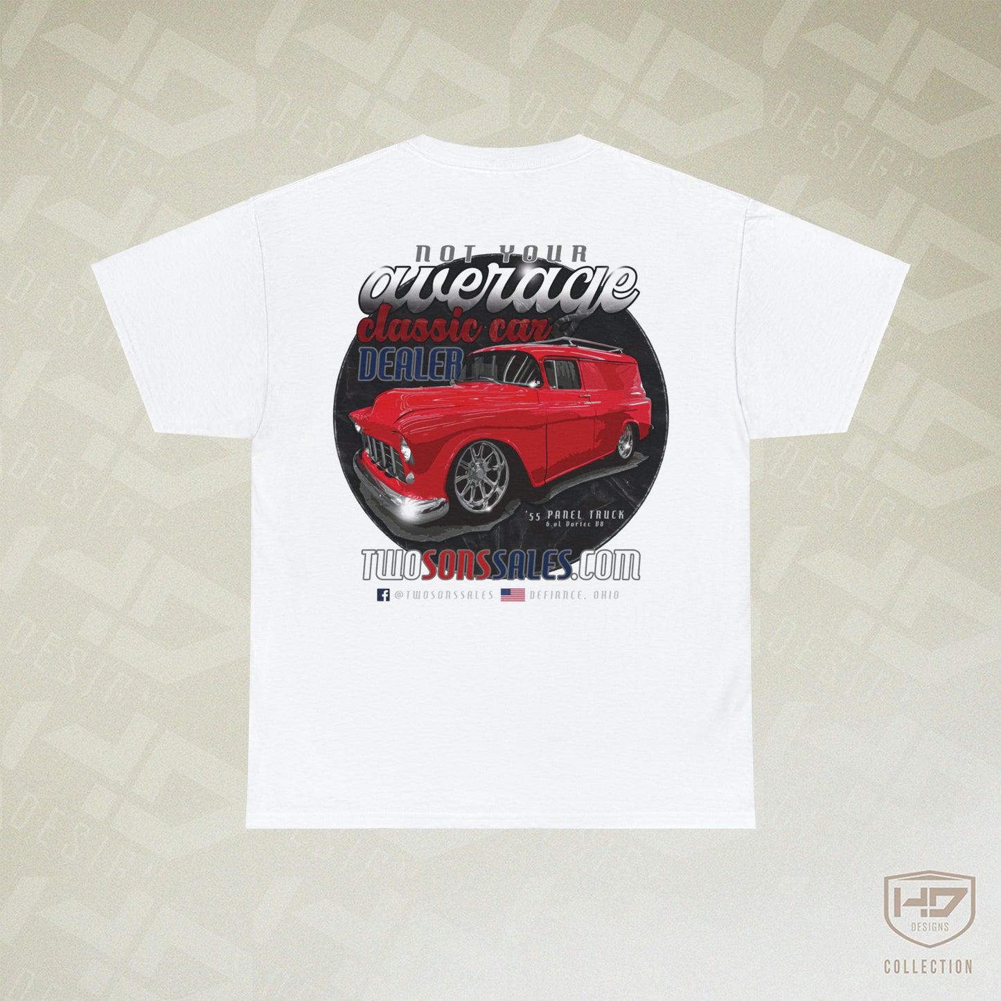 '55 Panel Truck Novelty Race Tee 2.0 | Two Sons Sales