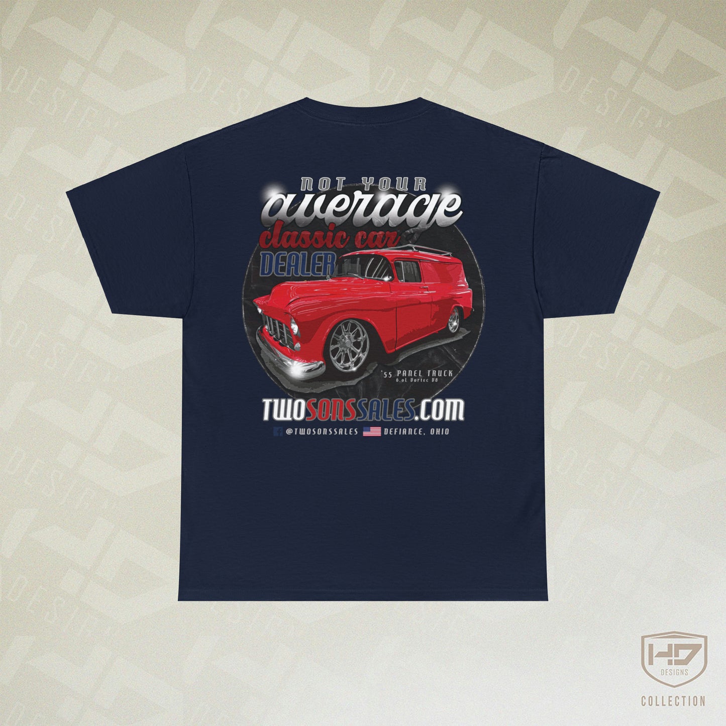 '55 Panel Truck Novelty Race Tee 2.0 | Two Sons Sales