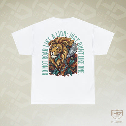 Hunt Like A Lion Traditional Style Graphic Tee | HD Design Co.