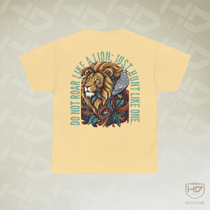 Hunt Like A Lion Traditional Style Graphic Tee | HD Design Co.