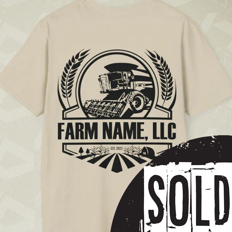 Customizable Farm Company Logo Shirt | HD Designs