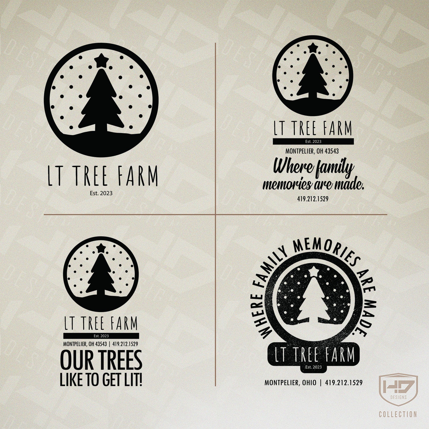 LT Tree Farm Vector Logos | HD Designs