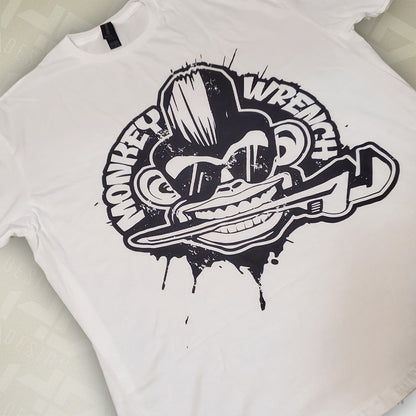 Monkey Wrench Distressed Graphic Band Tee | HD Designs