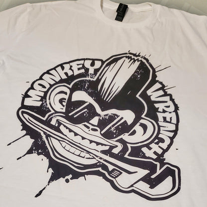 Monkey Wrench Distressed Graphic Band Tee | HD Designs