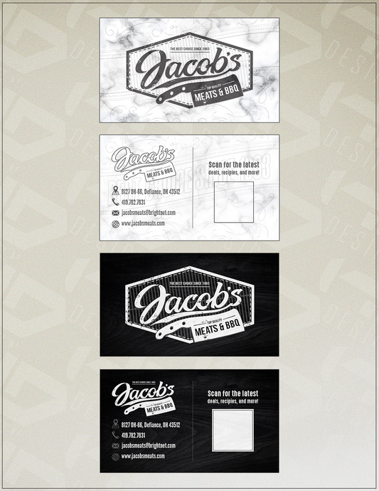 Business Card Set | Jacob's Meats