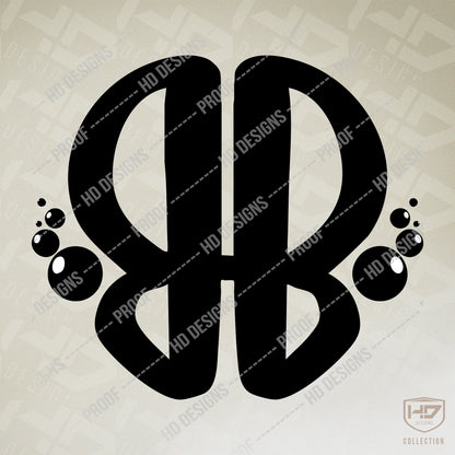 Infinitely Playful Bubble Drift Logo | Digital Download