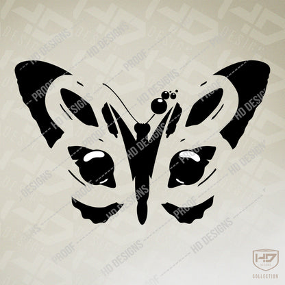 Elegant Butterfly Bubble Logo | Digital Download