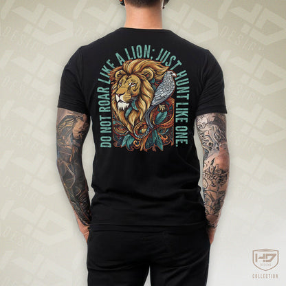 Hunt Like A Lion Traditional Style Graphic Tee | HD Design Co.